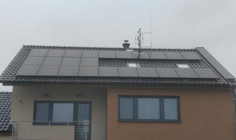 Reference: Fotovoltaická elektrárna s dotací NZÚ instalována v Hlušovicích 