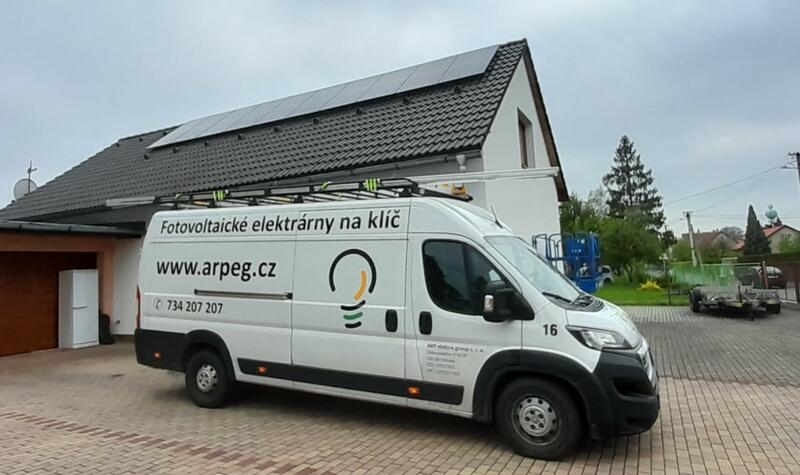 Reference: FVE s dotací Nová zelená úsporám realizována v Řepišti 