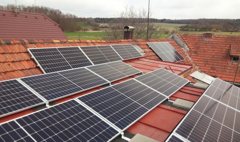 Reference: Fotovoltaická elektrárna na klíč instalována v Horšicích 