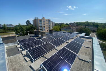 Reference: Montáž fotovoltaické elektrárny ve městě Slaný ve Středočeském kraji 