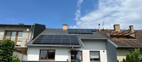 Reference Fotovoltaická elektrárna s dotací Nová zelená úsporám realizována v Holešově
