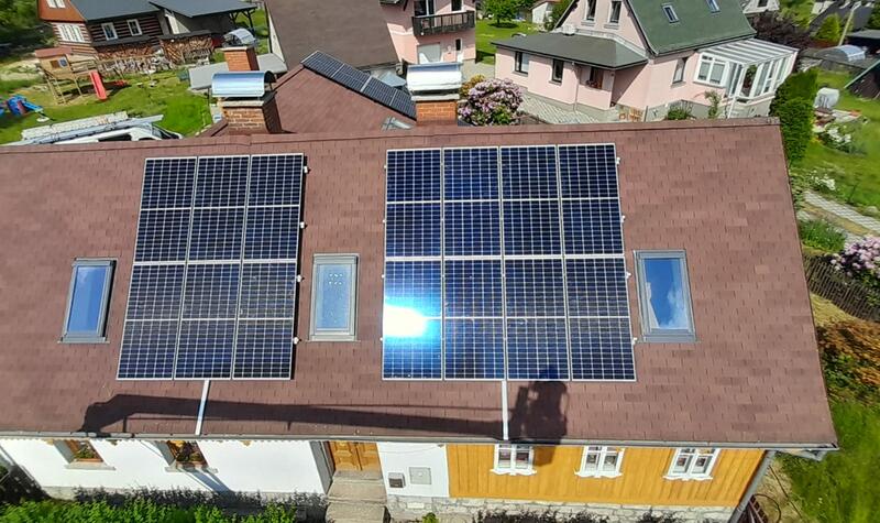 Reference: Solární elektrárna s dotaci NZÚ - Smržovka 