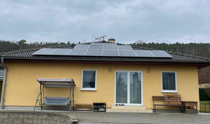 Reference: Instalace FVE s vyřízením dotace - Krhanice-Prosečnice 