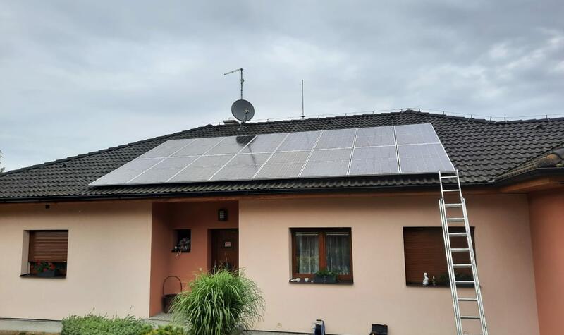 Reference: Fotovoltaická elektrárna na klíč instalovaná v Bystřici u Benešova