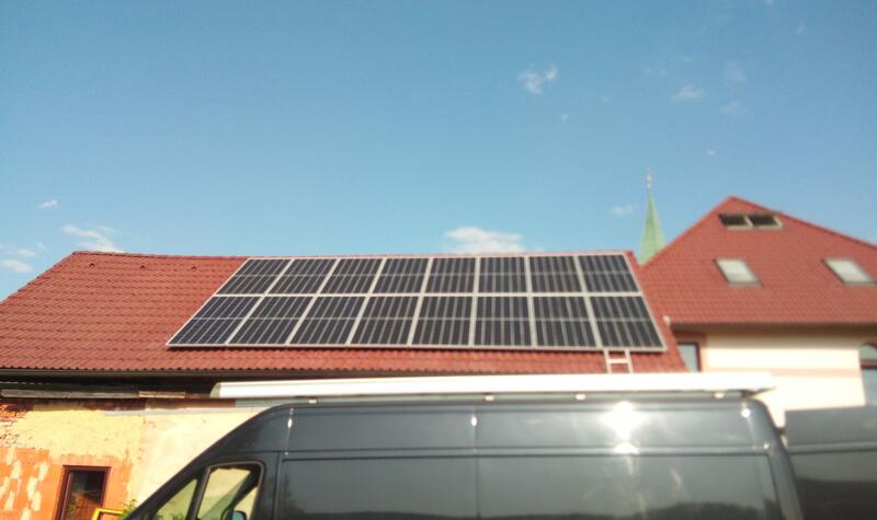 Reference: Realizace fotovoltaické elektrárny na klíč - Vrábče 