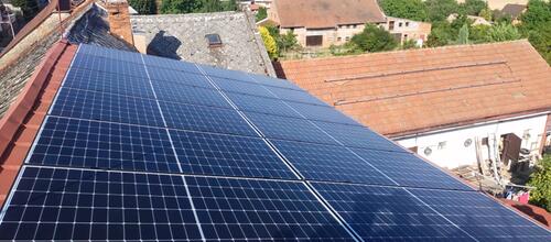 Reference Solární elektrárna na míru s vyřízením dotace NZÚ - Veselíčko