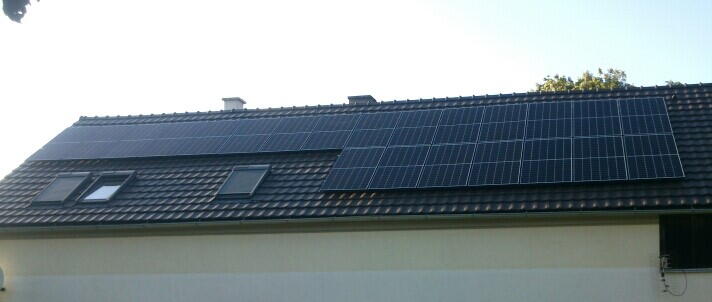 Reference: Solární panely montované na sedlovou střechu - Pšov-Semtěš 